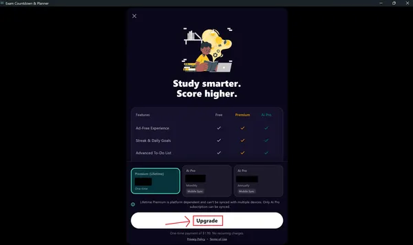 Premium wall on Windows
